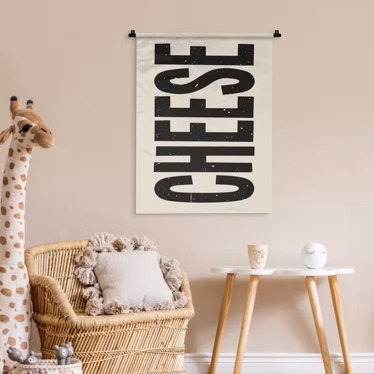 Wandkleed - Kaas - Decoratie - Beige - Cheese — 6