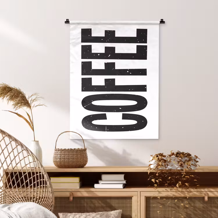 Wandkleed - Koffie - Decoratie - Japandi - Vintage — 4