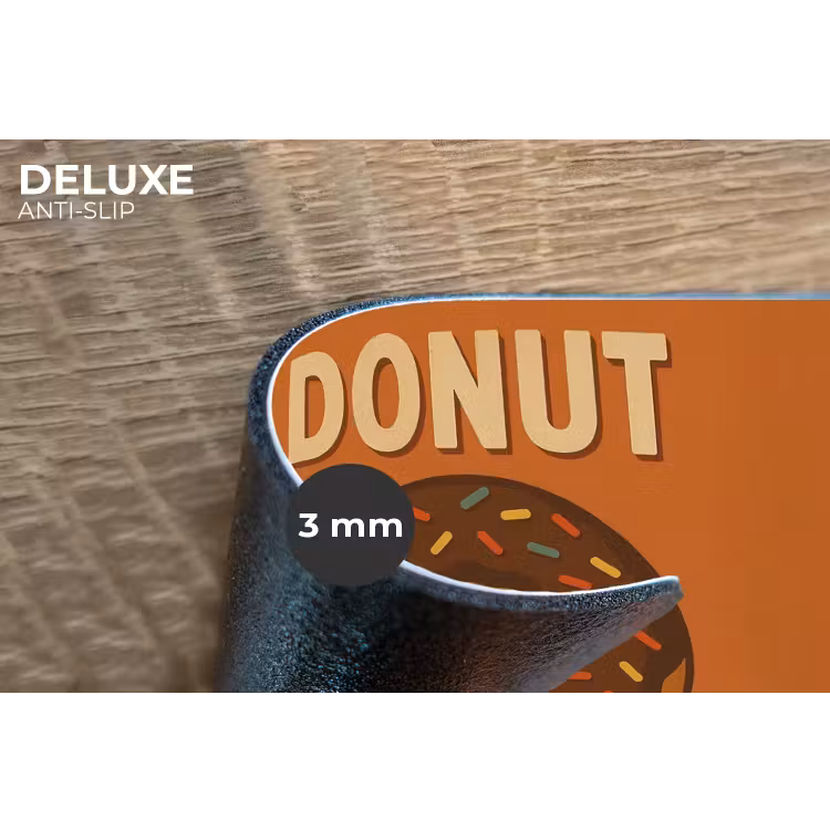 Placemat - 6 stuks - Donut - Spikkels - Kleurrijk - Quote — 4