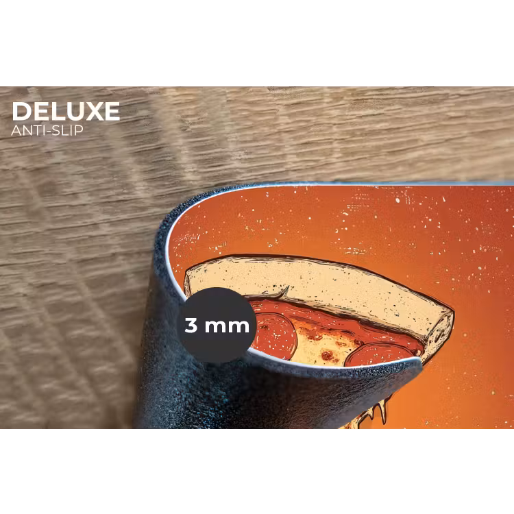 Placemat - 6 stuks - Pizza - Kaas - Rood - Pepperoni — 4