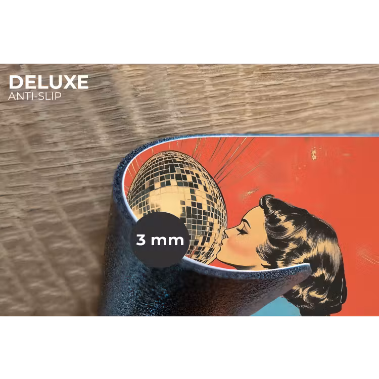 Placemat - 6 stuks - Vrouw - Retro - Discobal - Kus — 4