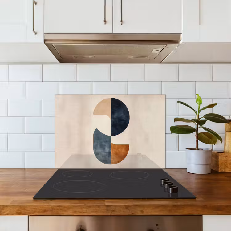 Spatscherm keuken - Cirkels - Abstract - Kleurrijk — 6