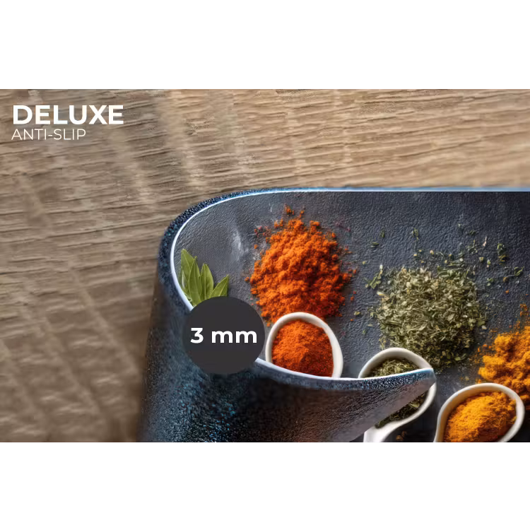 Placemat - 6 stuks - Lepels - Wit - Poeder - Kruiden — 4