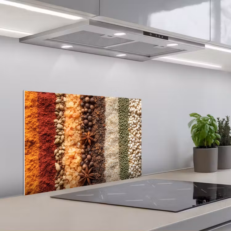 Spatscherm keuken - Banen - Verticaal - Kruiden - Variatie — 5