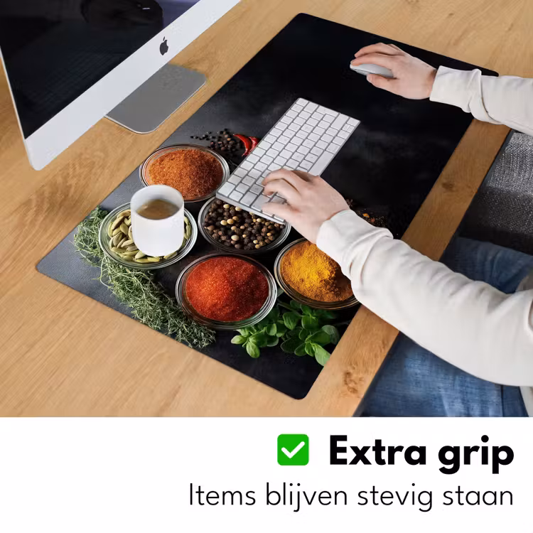 Bureau onderlegger - Glazen - Bakjes - Blaadjes - Kruiden — 5