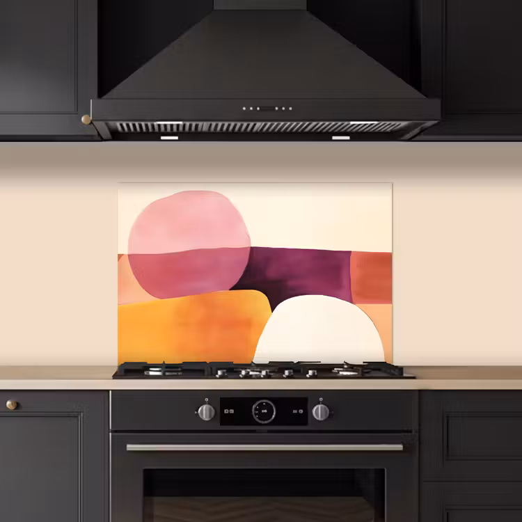 Spatscherm keuken - Vormen - Abstract - Kleurrijk — 2