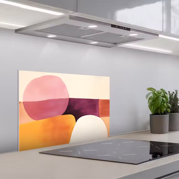 Spatscherm keuken - Vormen - Abstract - Kleurrijk — 5