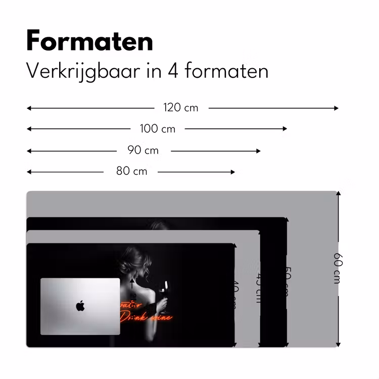 Bureau onderlegger - Save Water Drink Wine Vrouw — 7