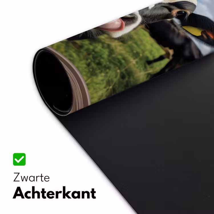 Bureau onderlegger - Doorkijk - Koe - Weiland - Dieren - Natuur — 4