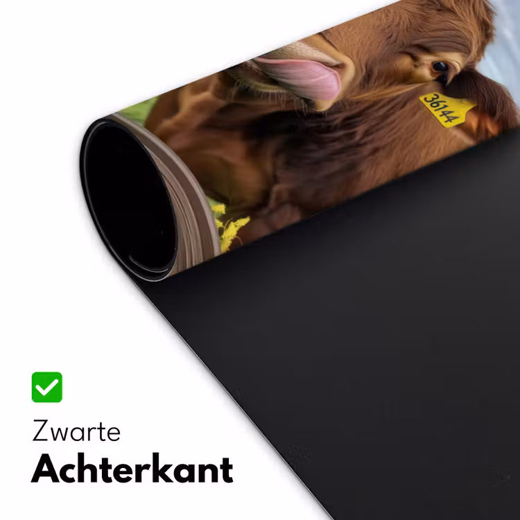 Bureau onderlegger - Doorkijk - Koe - Weiland - Landschap - Dieren — 4