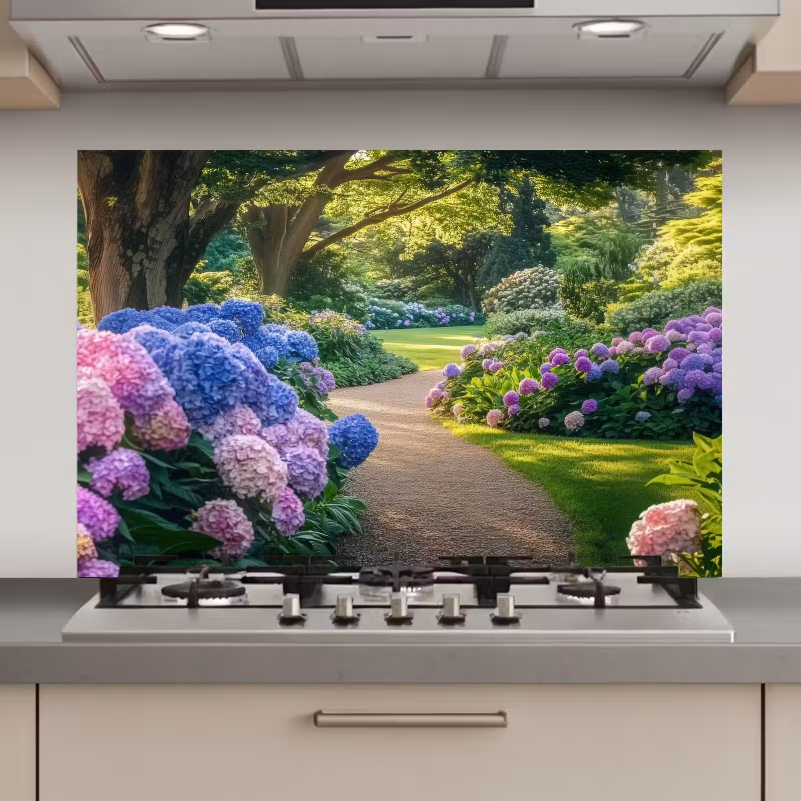 Spatscherm keuken - Hortensia- Park - Pad — 1