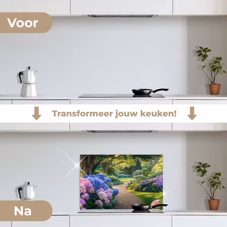 Spatscherm keuken - Hortensia- Park - Pad — 3