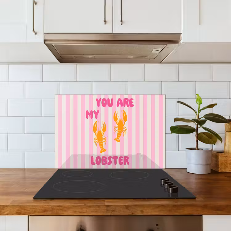 Spatscherm keuken - Lobster - Love - Valentijn — 6