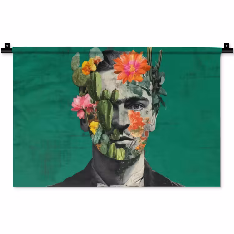 Wandkleed - Man - Planten - Groen — 1