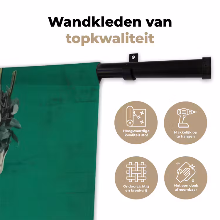 Wandkleed - Man - Planten - Groen — 3