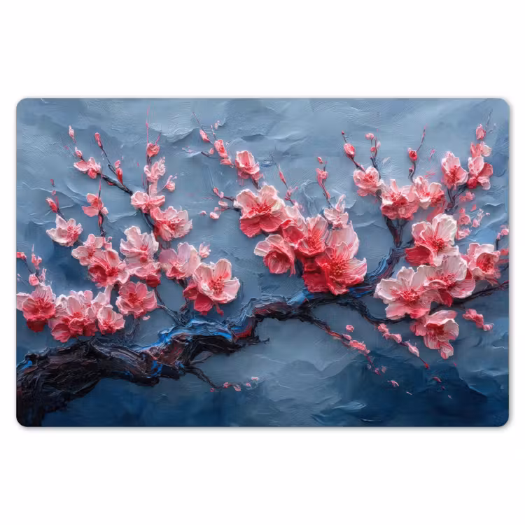 Placemat - 6 stuks - Bloesem - Bloem - Roze - Tak — 7