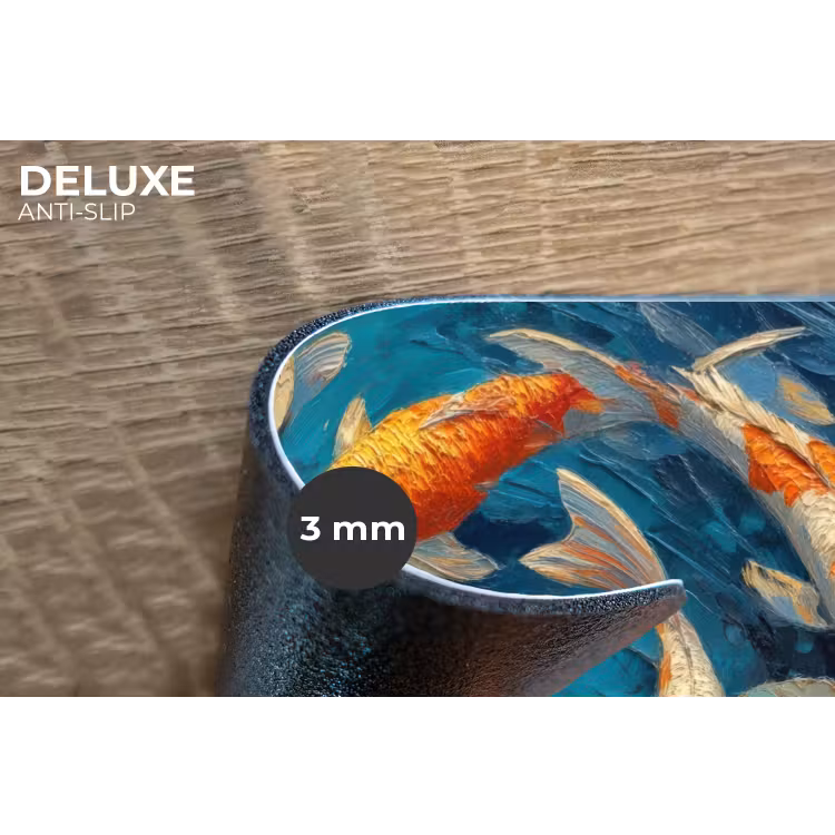 Placemat - 6 stuks - Vissen - Waterlelies - Oranje - Water — 4
