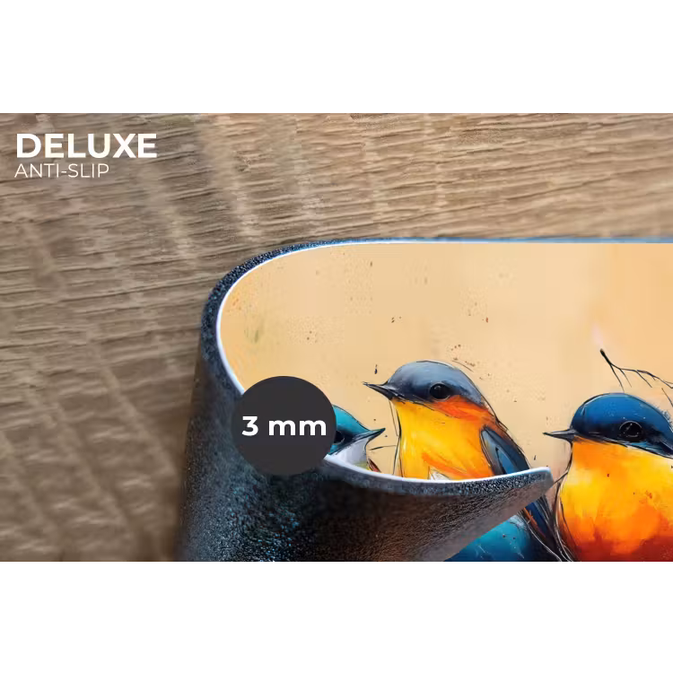 Placemat - 6 stuks - Vogels - Kleurrijk - Tak - Abstract — 4