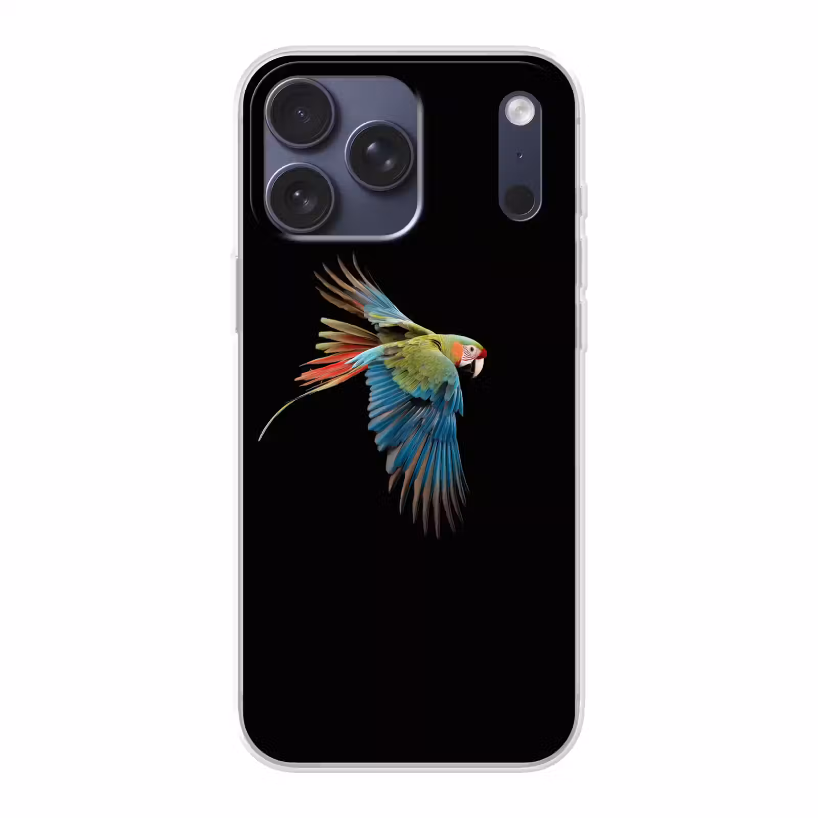 Telefoonhoesje Softcase - Papegaai - Kleurrijk - Vleugels - Sierlijk — 1