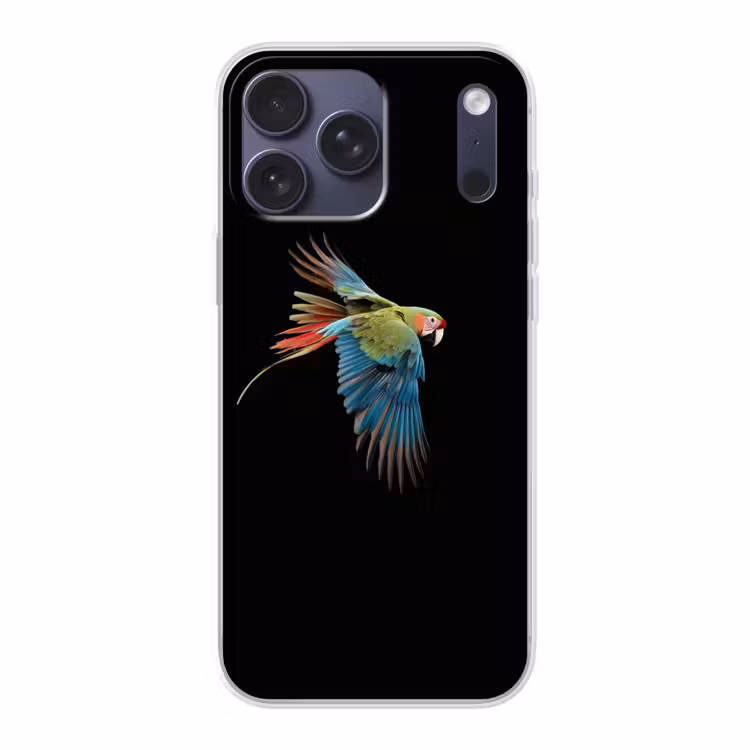 Telefoonhoesje Softcase - Papegaai - Kleurrijk - Vleugels - Sierlijk — 1