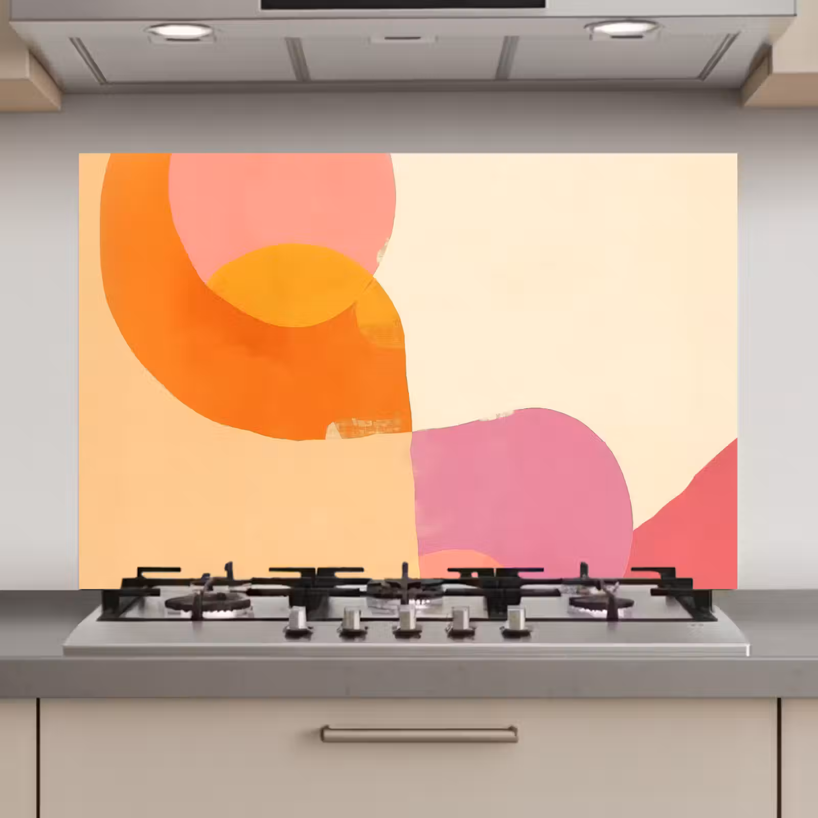 Spatscherm keuken - Vormen - Abstract - Kleurrijk — 1