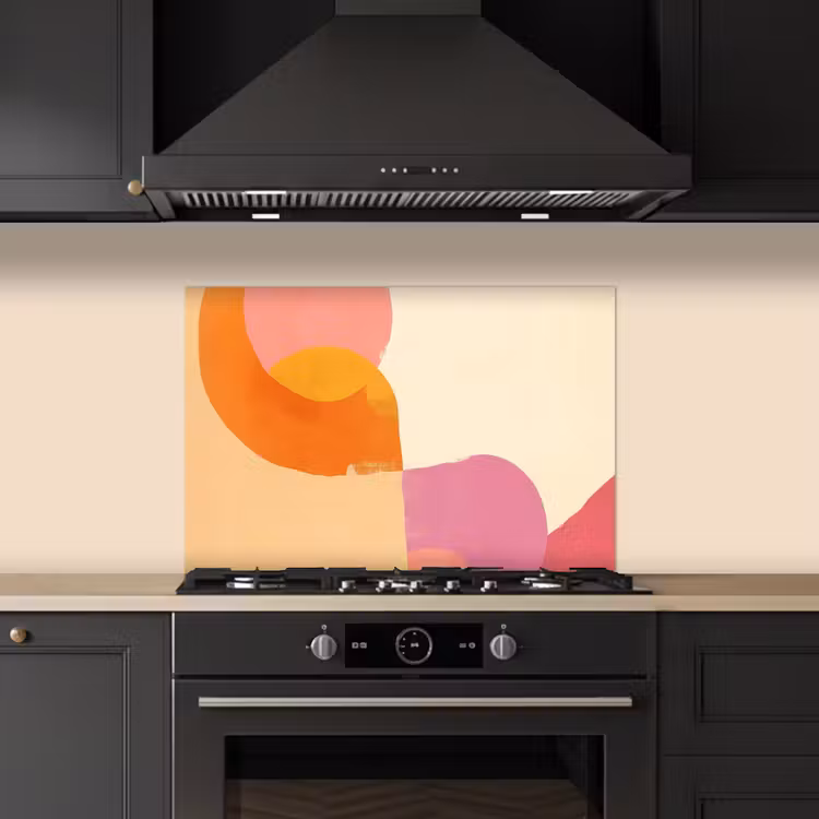 Spatscherm keuken - Vormen - Abstract - Kleurrijk — 2