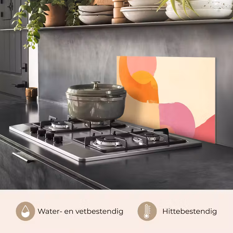 Spatscherm keuken - Vormen - Abstract - Kleurrijk — 7