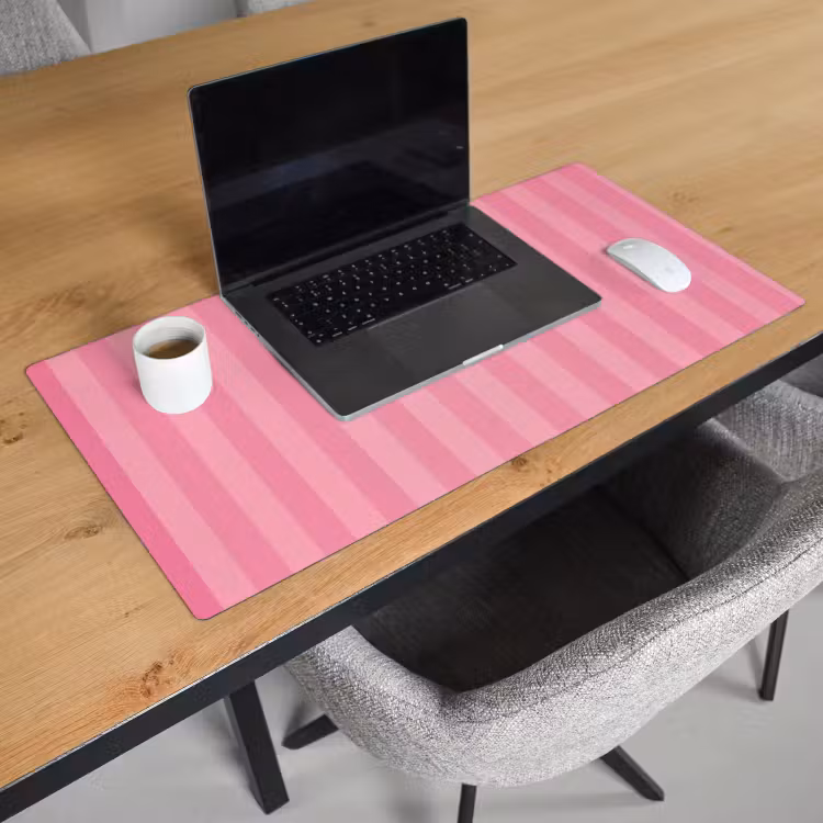 Bureau onderlegger - Gestreept - Roze - Chéri — 2