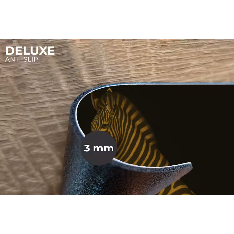 Placemat - 6 stuks - Zebra - Strepen - Goud — 4