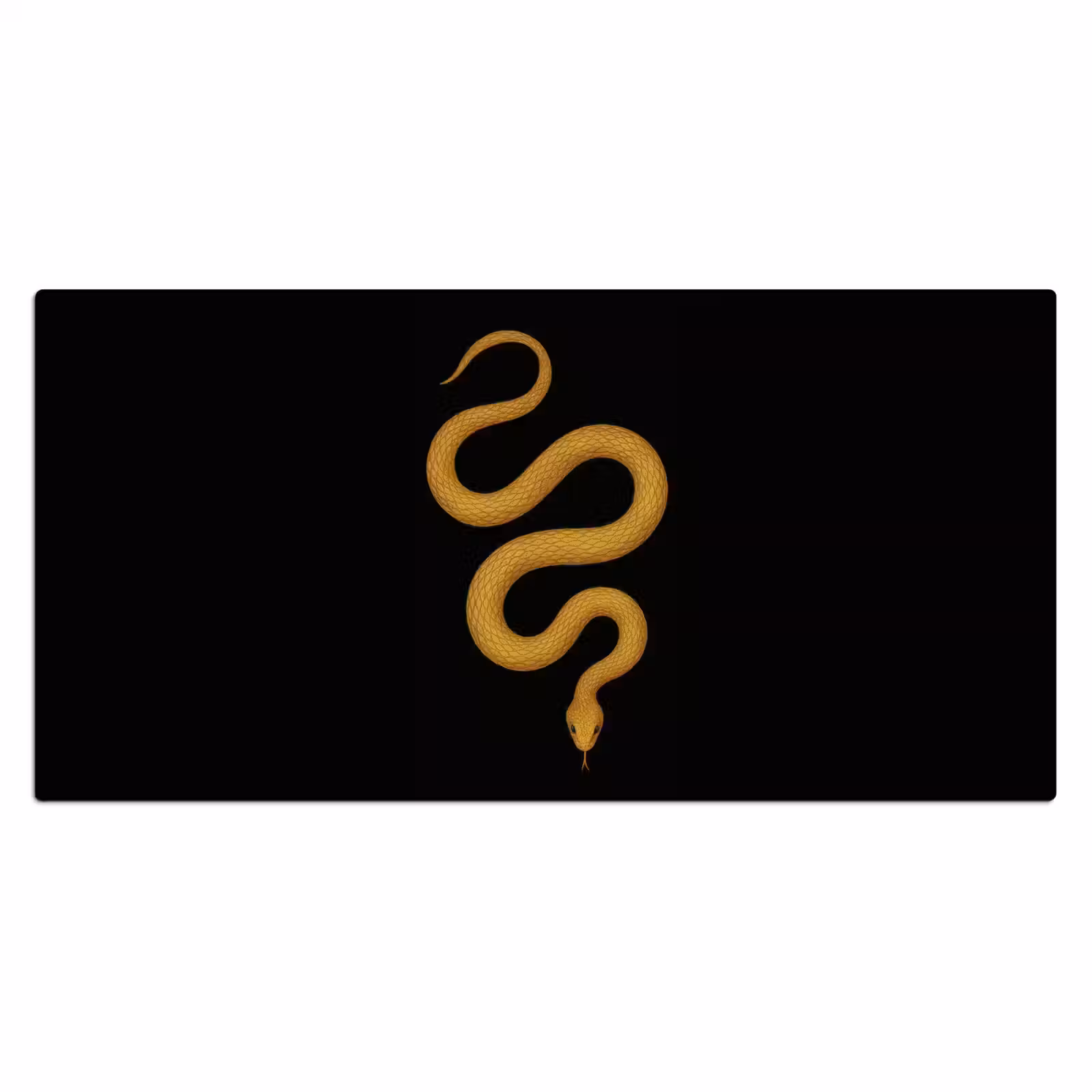 Bureau onderlegger - Slang - Minimalistisch - Goud — 1
