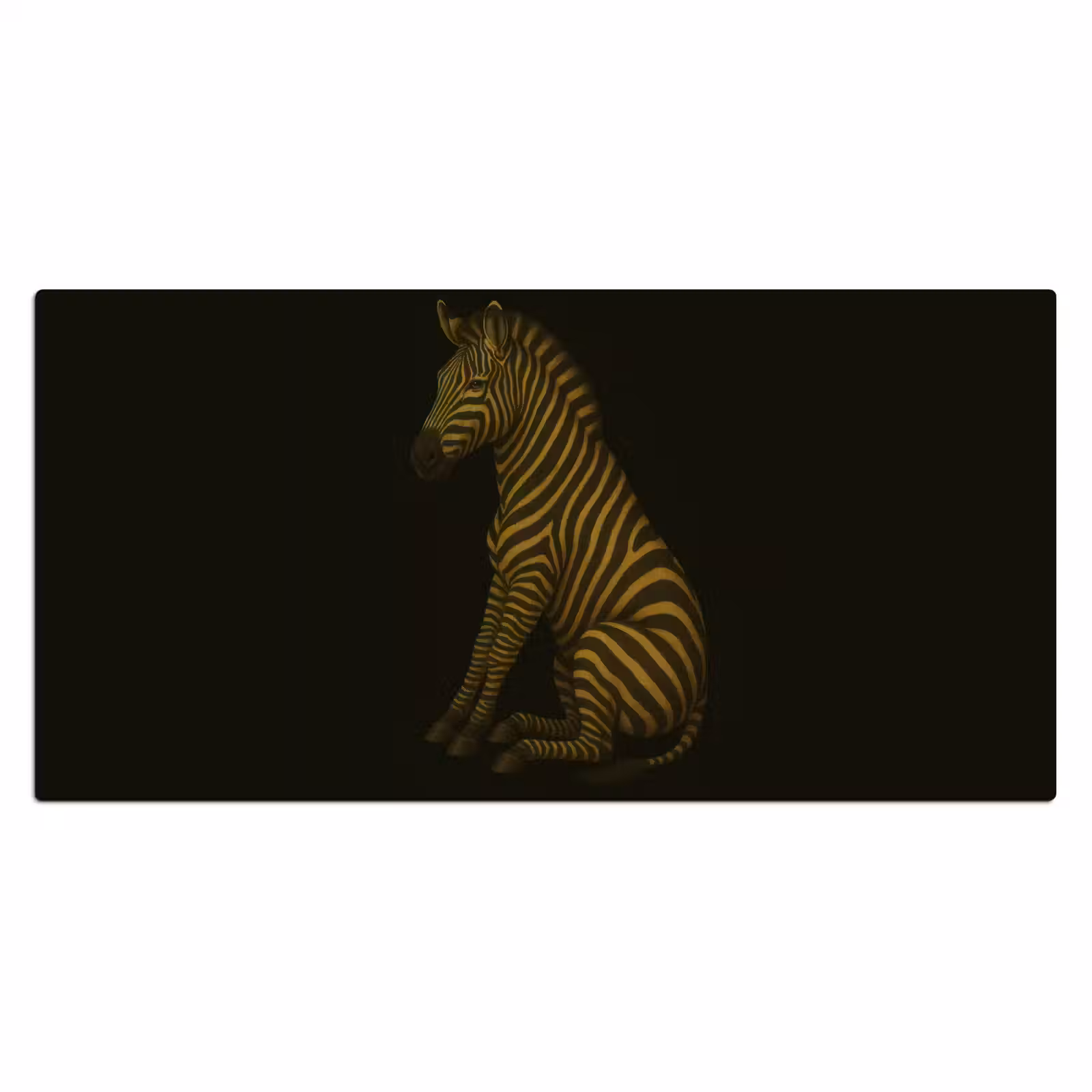 Bureau onderlegger - Zebra - Strepen - Goud — 1