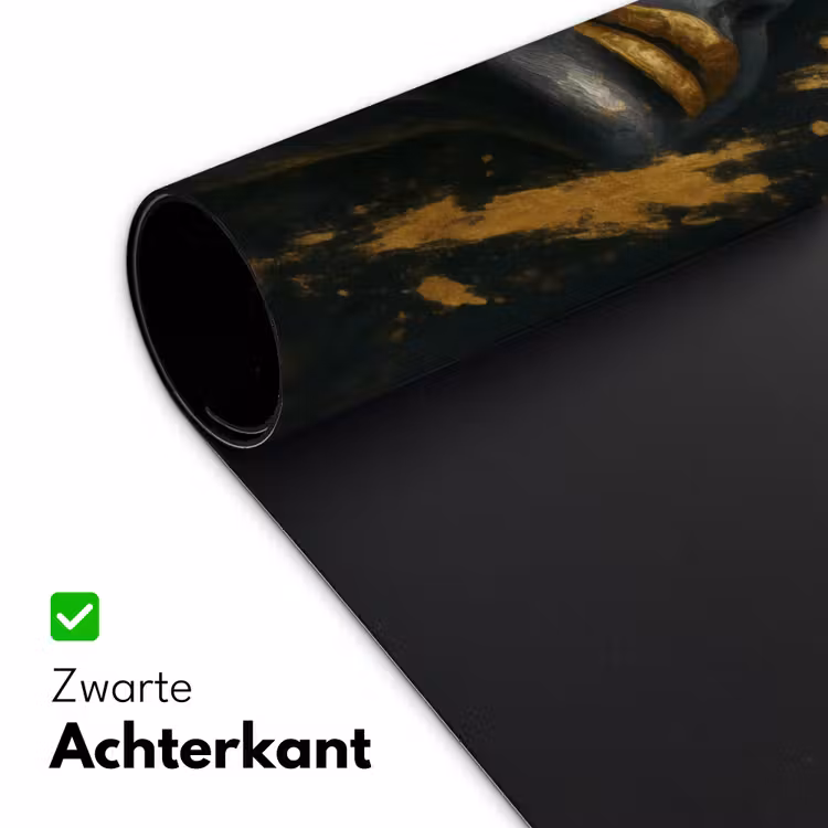 Bureau onderlegger - Gezicht - Vrouw - Verfspatten - Abstract — 4