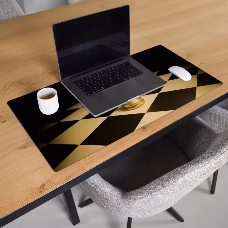 Bureau onderlegger - Schaakstuk - Koning - Schaakbord - Geblokt — 2