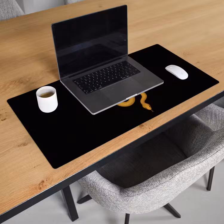 Bureau onderlegger - Slang - Minimalistisch - Goud — 2
