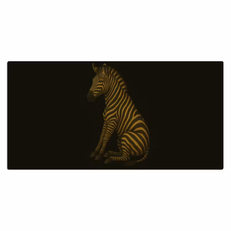 Bureau onderlegger - Zebra - Strepen - Goud — 1