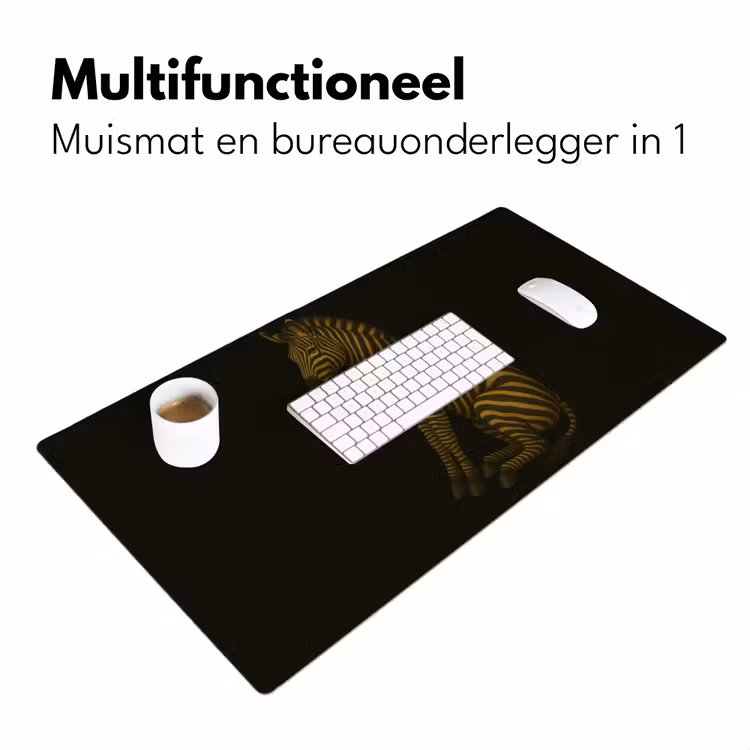 Bureau onderlegger - Zebra - Strepen - Goud — 6