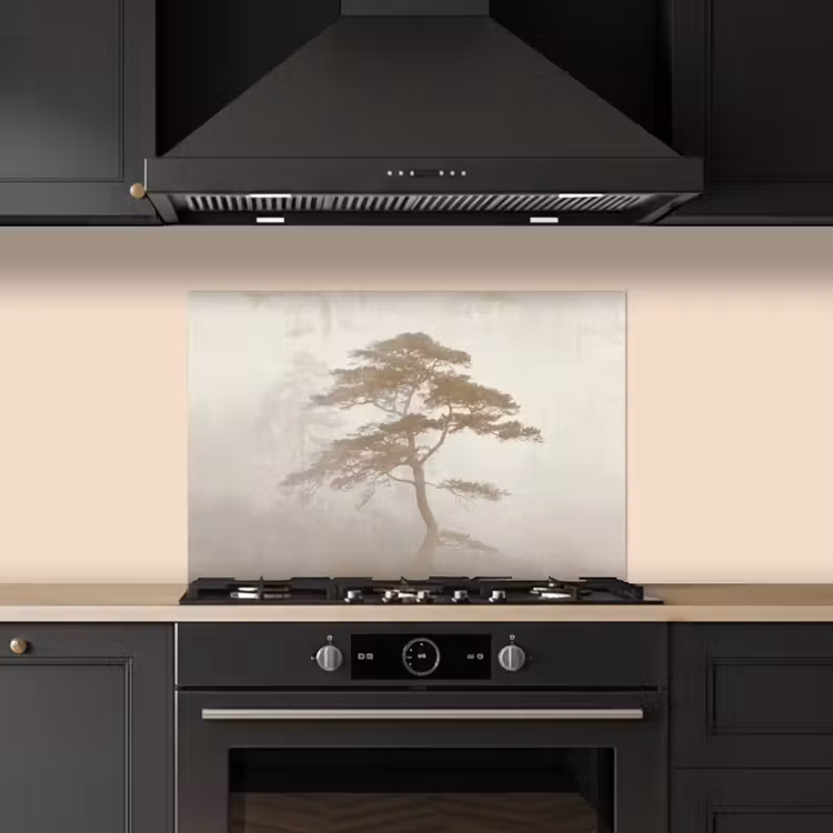 Spatscherm keuken - Boom - Oosterse stijl - Landschap — 2