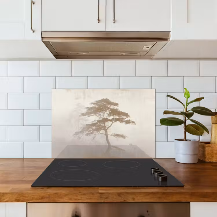 Spatscherm keuken - Boom - Oosterse stijl - Landschap — 6