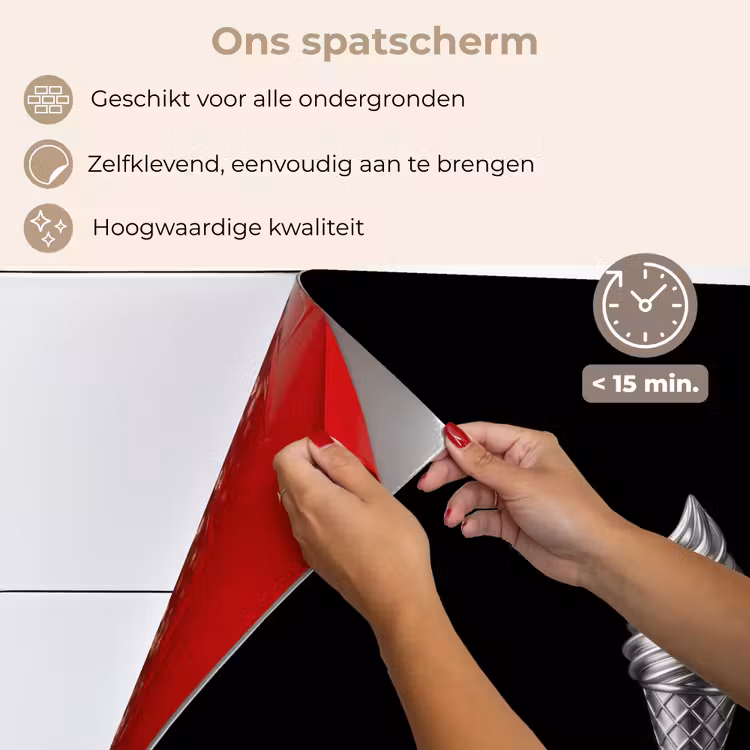 Spatscherm keuken - Softijs - Realistisch - Futuristisch — 4