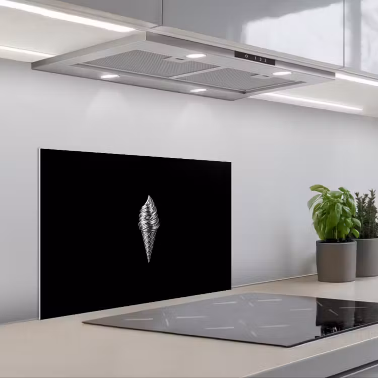 Spatscherm keuken - Softijs - Realistisch - Futuristisch — 5