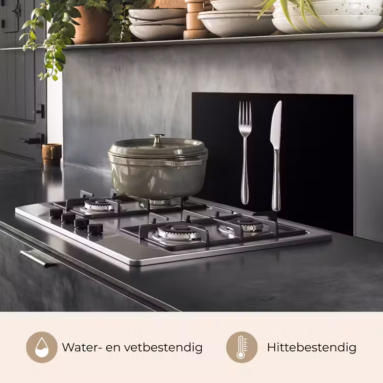 Spatscherm keuken - Bestek - Klassiek - Elegant — 7