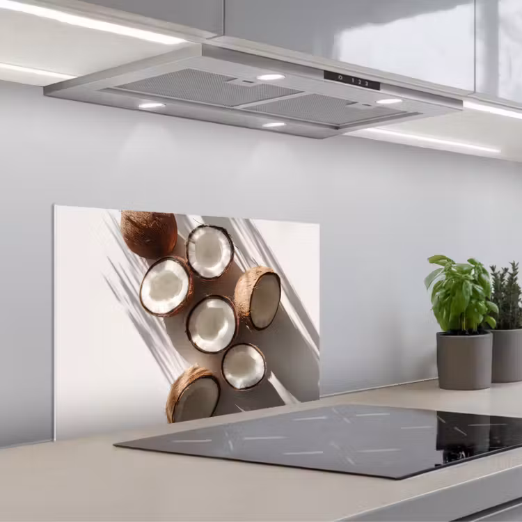 Spatscherm keuken - Kokosnoten - Bruin - Shaduw — 5