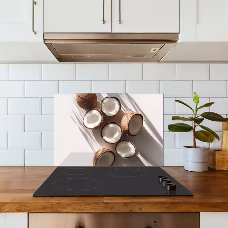 Spatscherm keuken - Kokosnoten - Bruin - Shaduw — 6