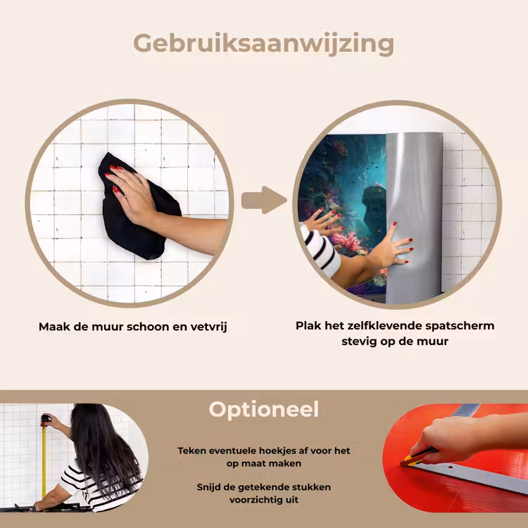 Spatscherm keuken - Schip - Hout - Koraalriffen - Zonlicht — 8