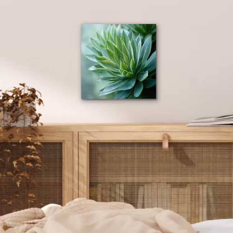 Aluminium schilderij - Blad - Plant - Groen - Textuur — 4