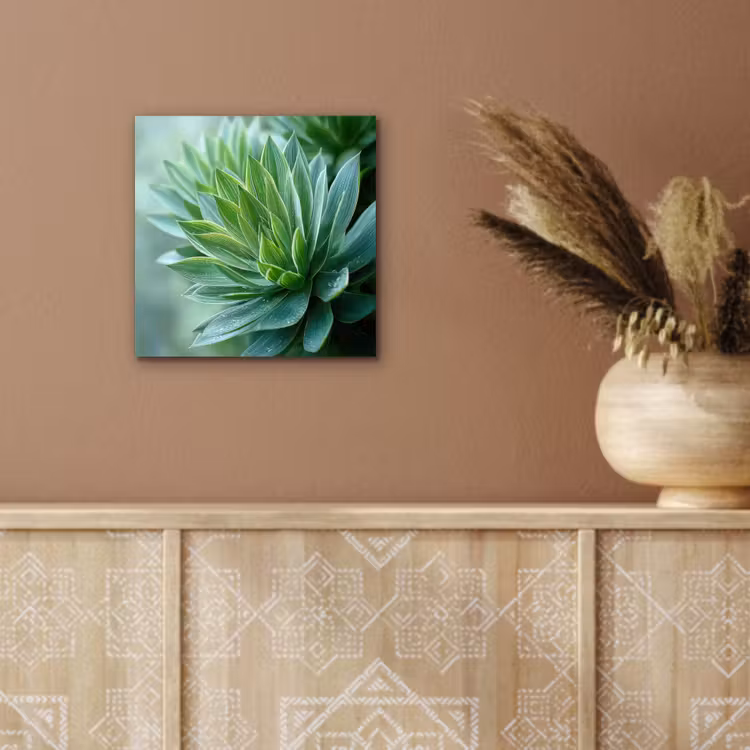 Aluminium schilderij - Blad - Plant - Groen - Textuur — 5