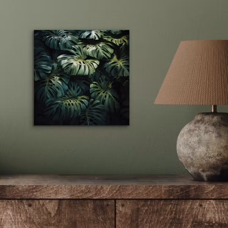 Aluminium schilderij - Plant - Monstera - Lichtinval — 3
