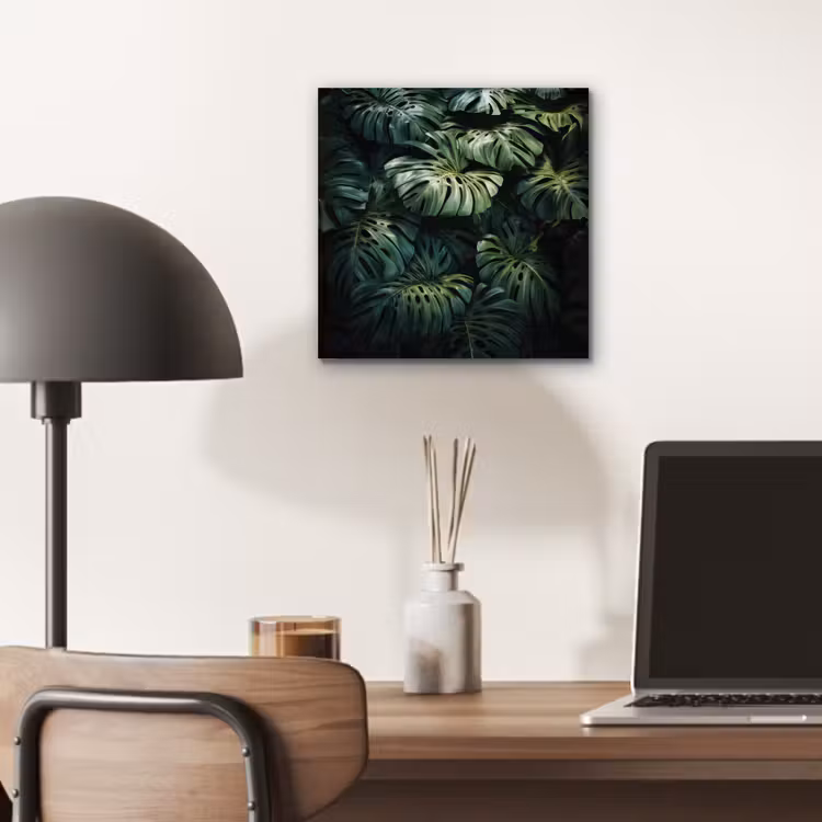 Aluminium schilderij - Plant - Monstera - Lichtinval — 6