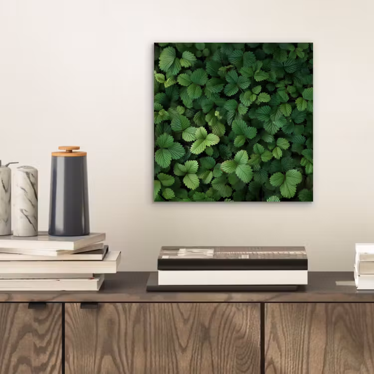 Aluminium schilderij - Groen - Bladeren - Kartel - Zonlicht — 2