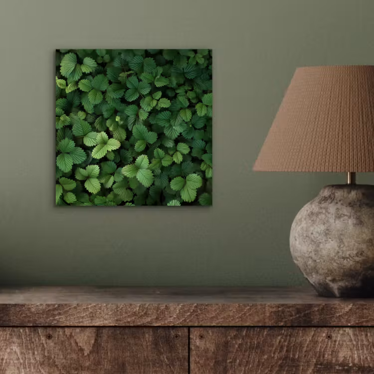 Aluminium schilderij - Groen - Bladeren - Kartel - Zonlicht — 3
